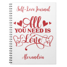 Allt du behöver är Kärlek Typografi Journal