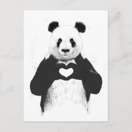 Allt du behöver är kärlek vykort