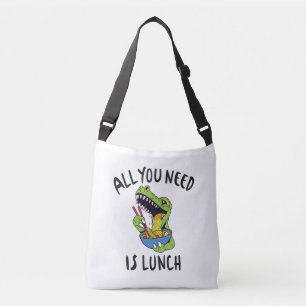 Allt du behöver är lunch axelväska