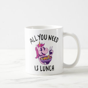 Allt du behöver är lunch kaffemugg