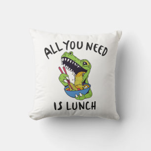 Allt du behöver är lunch kudde