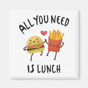 Allt du behöver är lunch magnet