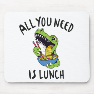 Allt du behöver är lunch musmatta