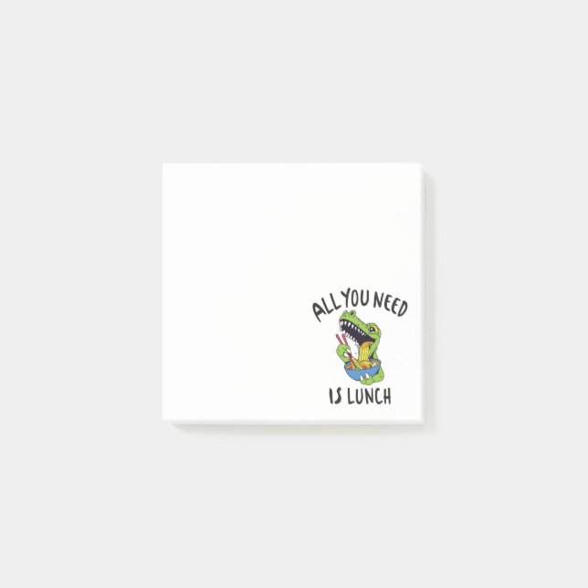 Allt du behöver är lunch post-it block (Framsida)