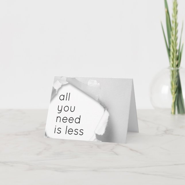 Allt du behöver är mindre kort (Framsida)