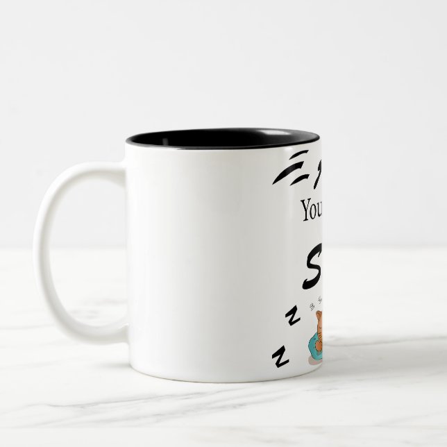 Allt du behöver är sömnlösa citattecken Mugg (Vänster)