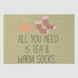 Allt du behöver är Tea & Warm sockor säsong