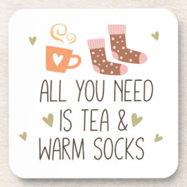 Allt du behöver är Tea & Warm sockor säsong Underlägg