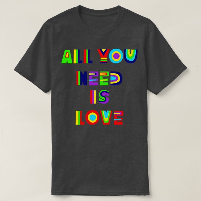 Allt du behöver t shirt (Design framsida)