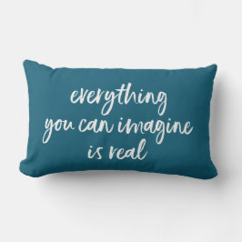 Allt du kan föreställa dig är reellt. lumbarkudde