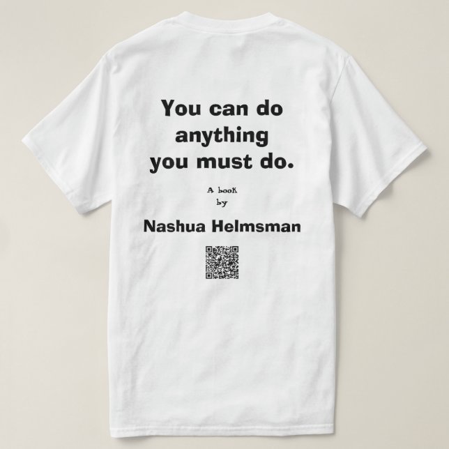 "Allt du måste göra", Manar 3 T Shirt (Design baksida)