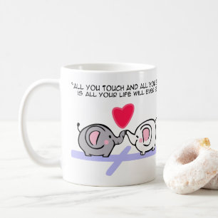 Allt du rör vid kaffemugg