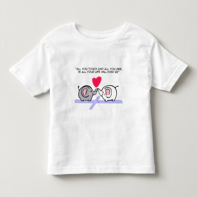 Allt du rör vid t shirt (Framsida)