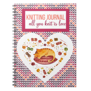 Allt du Sticka gör är att Kärlek Knitting Anteckningsbok