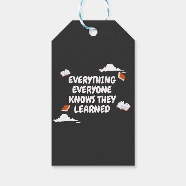 Allt du vet, du lärde dig presentetikett (Framsidan)