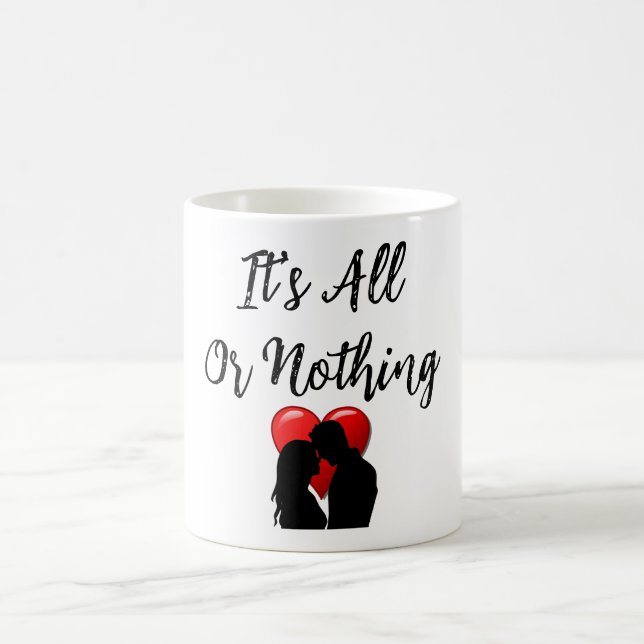 Allt eller inget kaffe Mugg (Center)