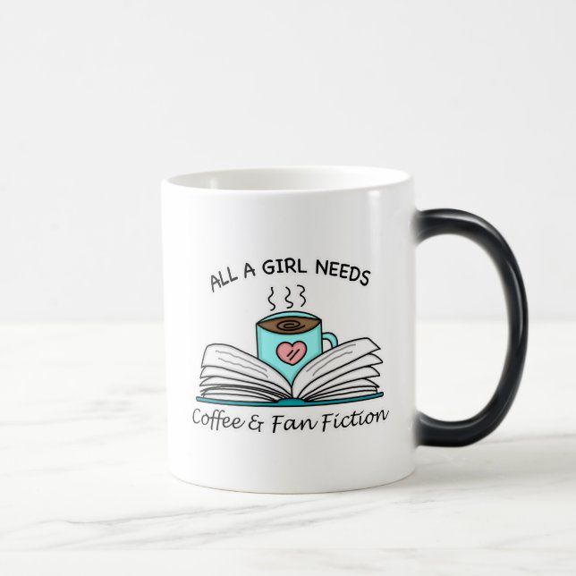 Allt en tjej behöver | Kaffe och fanfiction  Magisk Mugg (Höger)