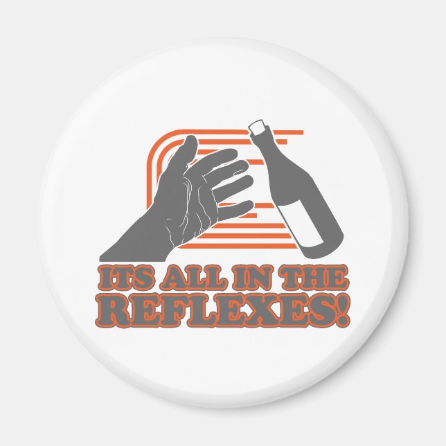 Allt finns i reflexionerna magnet (Framsidan)