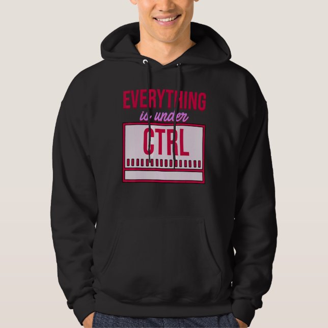 Allt finns under kodprogramvara för kontrollprogra hoodie (Framsida)