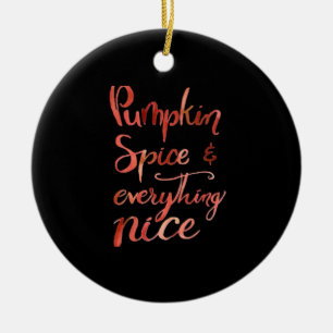 Allt fint Pumpkin-nyare höstfälla Julgransprydnad Keramik