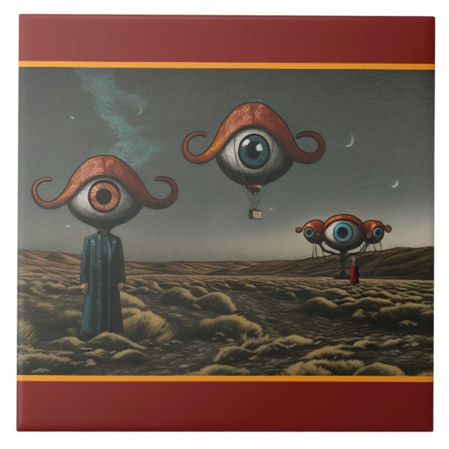 Allt fokus på dig kakelplatta (Framsidan)