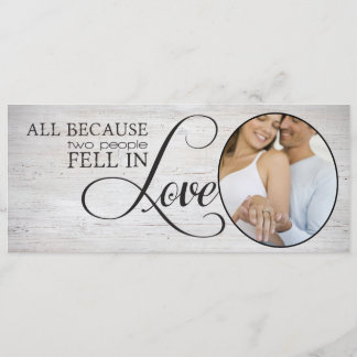 Allt för att två människor föll i Kärlek Spara Datumet