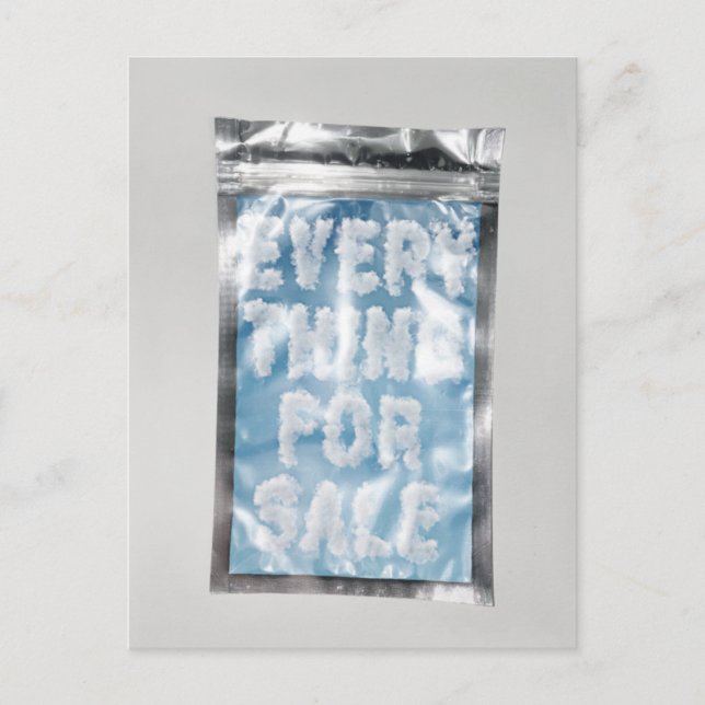 Allt för försäljning vykort (Framsida)