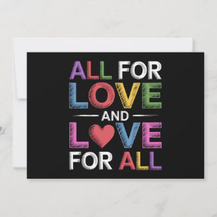 Allt För Kärlek Och Kärlek För Allt Pride Month LG Inbjudningar