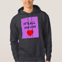 Allt för kärlek premium hoodie