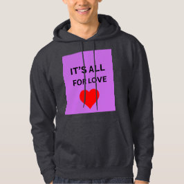 Allt för kärlek premium hoodie