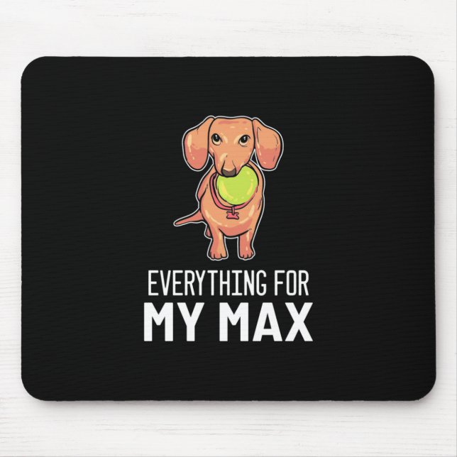Allt För Min Dachshund Musmatta (Framsidan)