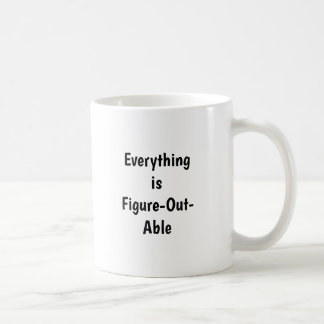 Allt går att lista ut-mugg kaffemugg