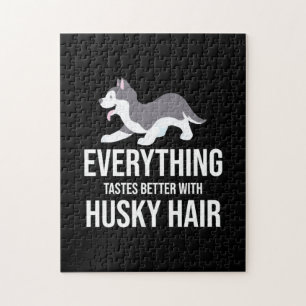 Allt går bättre med Husky Hair Pussel