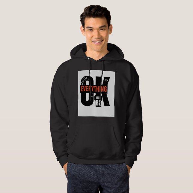 Allt går bra Hoodie (Hel framsida)