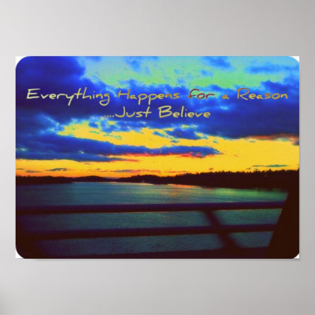 Allt händer av en orsak Poster (Framsidan)