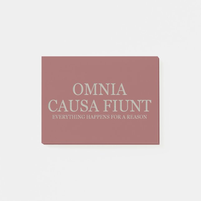 Allt händer för en resonera - tända post-it block (Framsida)