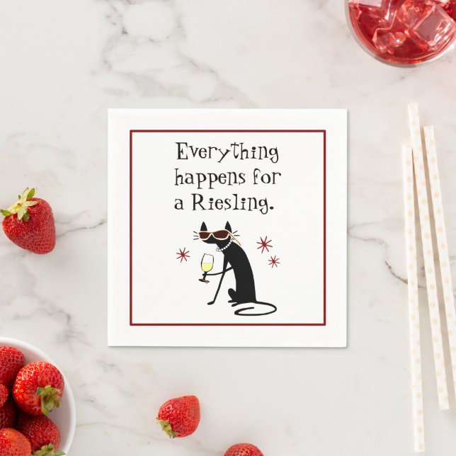 Allt händer för en Riesling Vin Pun Pappersservett (Insitu)