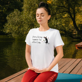 Allt händer för en Riesling Vin Pun T Shirt