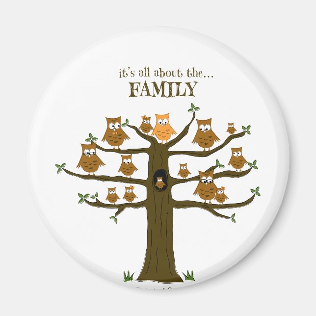 Allt handlar om familjen magnet (Framsidan)