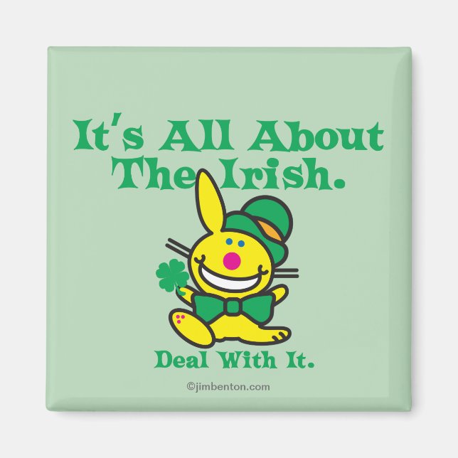 Allt handlar om irländarna magnet (Framsidan)