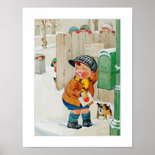 Allt handlar om Kärlek Vintage Art Print Poster