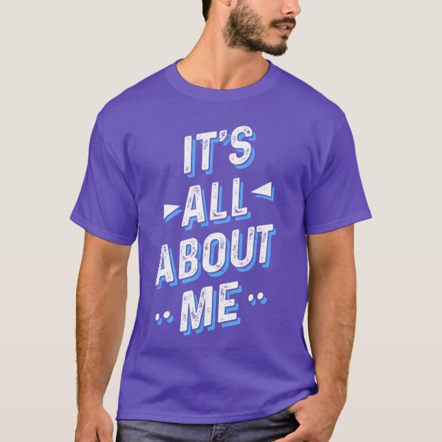 Allt handlar om mig tjej t shirt (Framsida)