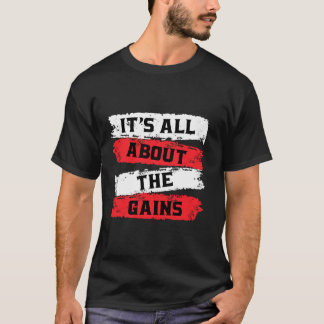 Allt handlar om Röda och vita vinsterna T Shirt