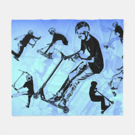 Allt handlar om skotten! - Scooter Tricks Fleecefilt