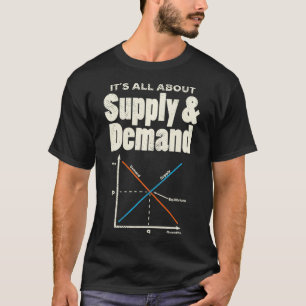 Allt handlar om tillgång och efterfrågan på matema t shirt
