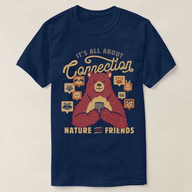 Allt handlar om Tobe Fonsecas anslutning T Shirt (Design framsida)