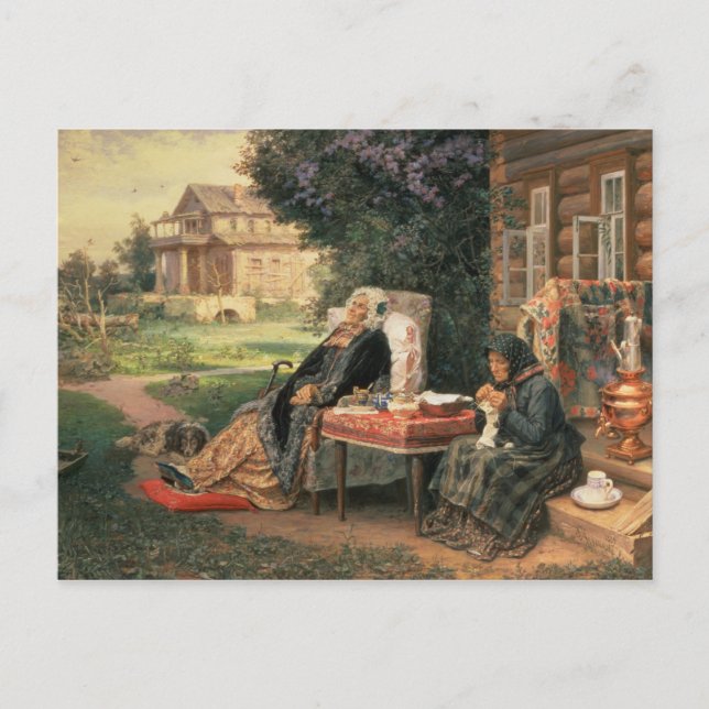 Allt i det förflutna, 1889 vykort (Framsida)