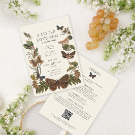 Allt i en liten kärleksbebis Baby Shower-inbjudan Inbjudningar