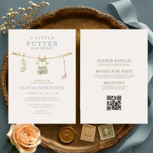 Allt i en liten putter golf baby shower