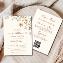 Allt i en liten Wildblomma Boho Baby Shower